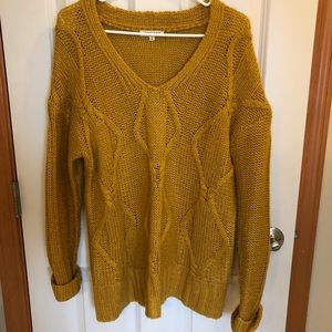 Fall Mustard Sweater
